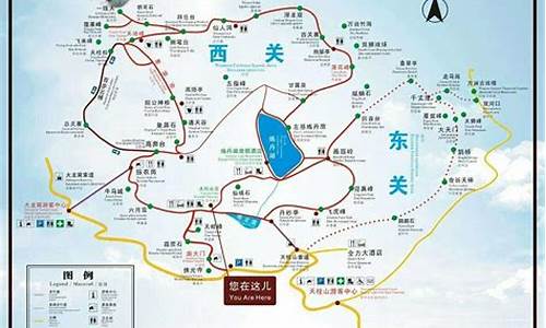 天柱山一日游详细路线_天柱山一日游详细路线图