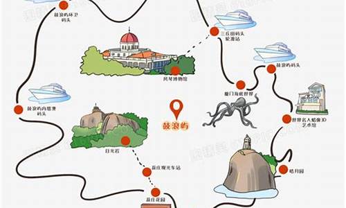 旅游路线图手绘_无锡旅游路线图手绘